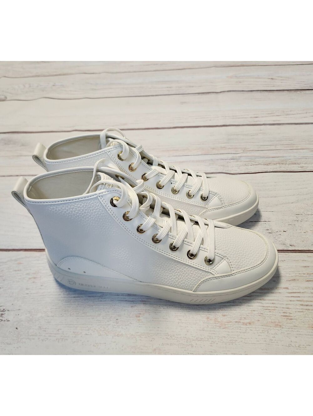 Michael Kors Shea Mid High-Top Sneakers Size 9.5 M New